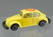 Vintage 1980's Zylmex Zee D20 Diecast 1/64 Scale Yellow Volkswagen VW Sun Bug VG