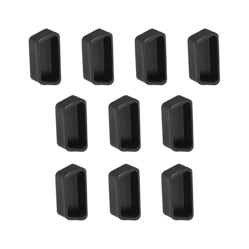 VGA Anti Dust Plug Port Dust Silicone Covers Caps Stoppers Black 10pcs ...