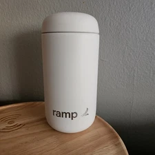 Fellow Carter 12 oz Move Mug with Splash Guard Insulated Matte White BRANDED 