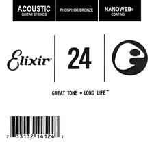 Elixir Single .024 Acoustic Phosphor Bronze S...
