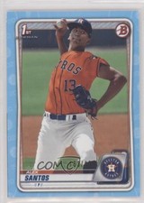 2020 Bowman Draft Sky Blue Border 163/499 Alex Santos #BD-139 ni4
