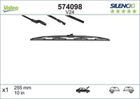 Valeo Wischblatt Scheibenwischer Silencio Conventional Single 574098 FüR CV