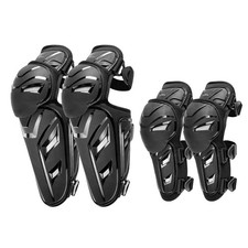 Motorcycle Shin Guards 4Pcs Knee Pads Elbow Guards Protective Gear
