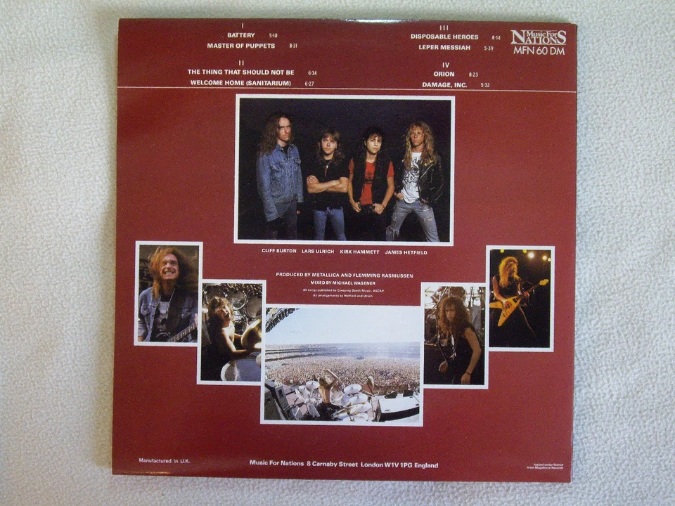 Metallica Master of Puppets · Multilp · 1987, Foto 3 von 5