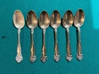 Sterling Silver Teaspoon International Stratford Pattern Set of 6