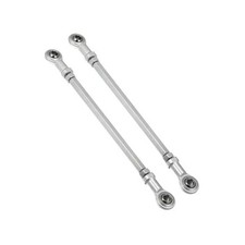 2pcs 210mm Length 8mm Hole Diamete Adjustable Steering Tie Rod Ball Joint for