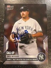 2022 GREG WEISSERT TOPPS NOW IP AUTO-YANKEES/RED SOX/TEAM ITALY