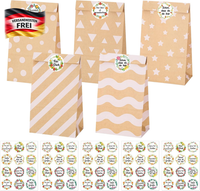 GeschenktüTen Kindergeburtstag 50 StüCk Bunte PapiertüTen Mit Aufklebern