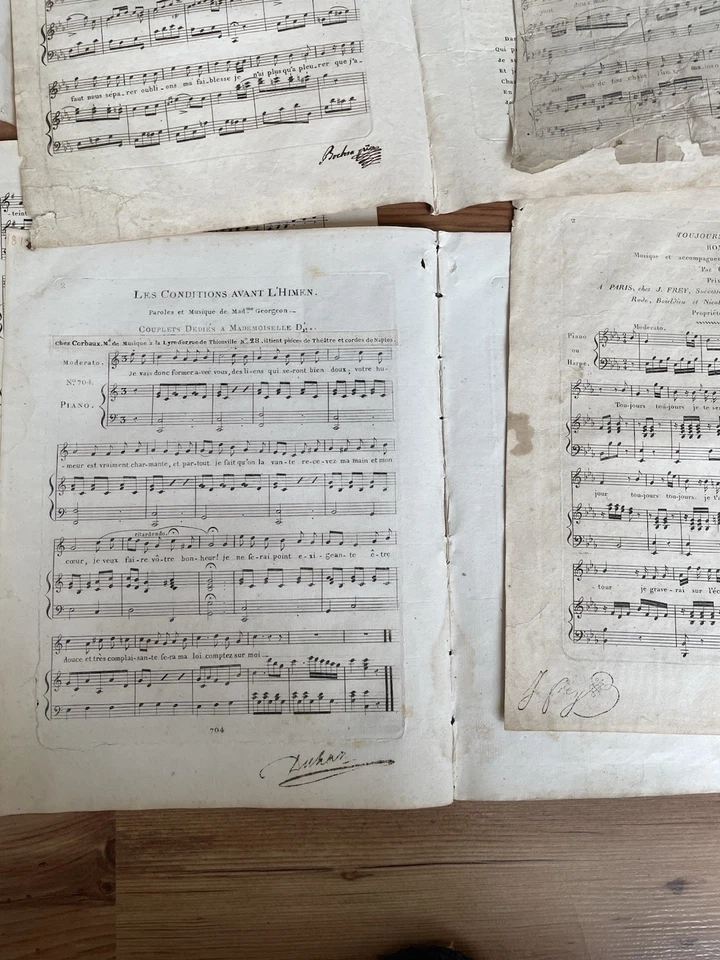 ROMANCES Wacher Gatayes Bouffet Nicolo Dalayrac Partition piano - Photo 3/4