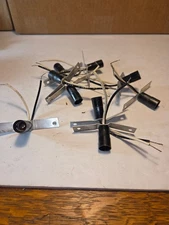 Lionel, Marx, Am. Flyer bayonet lamp sockets (9) with wire leads, Lot II