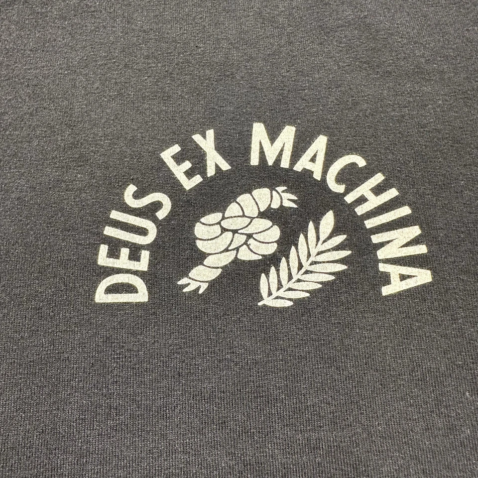 Deus Ex Machina Long Sleeve T Shirt Mens M Black Venice Los Angeles Retro Alt - Image 4 of 4