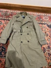 Named 1960s Vintage Vietnam War Era US Military Trench Coat Man’s All Weather