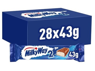 Milky Way Riegel 1,2kg Großpackung 28x43g Schokoriegel Vorratspack