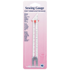 Miernik do szycia Hemline, obrotownik punktowy i miernik guzików Szycie Dziewiarstwo Obszycia