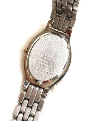 Seiko Alba 1N01-0Ew0 Analog Quartz Women Ladies Watch In Good 