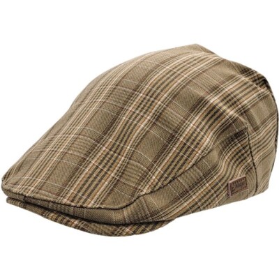 Majorwear Herren Kariert Flatcap Polyester Sommer Mütze Atmungsaktiv & Leicht