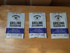 Kinder's Grilled Steak Chop Seasoning 3 Packages EXP. DATE 8-5-27