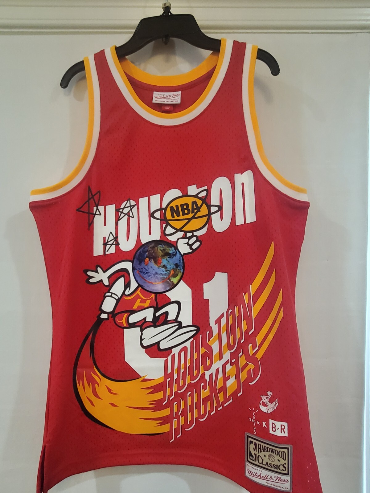 Travis Scott X Houston Rockets Jersey Singlet