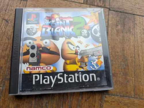 Point Blank 2 Sony Playstation PSOne PS1 PAL Namco Good Condition