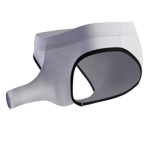 Sexy Mens Elephant Nose Pouch Briefs Ice Silk Underwear Panties Trunks Shorts - Picture 18 of 31