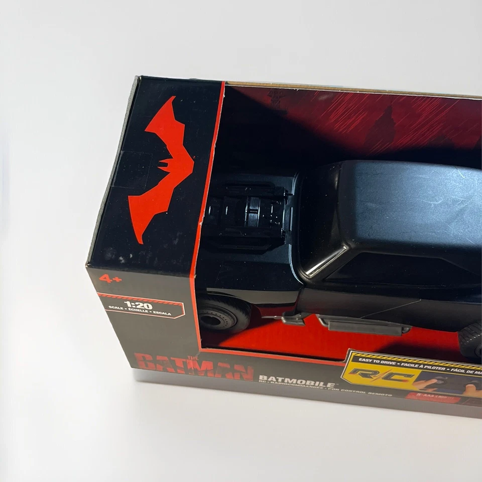 DC The Batman Movie Batmobile 1:20 RC Radio Controlled 2022 Spin Master - Image 3 of 4