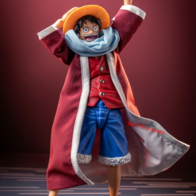 1/12 Handmade Alabasta Coat Cloak for 6'' Shf One Piece Luffy Zoro