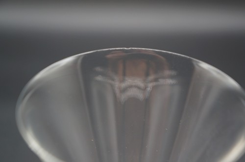 Set of 2 Lalique St Aignan Wine Glasses France Crystal. Chips on Rim - Picture 9 of 12
