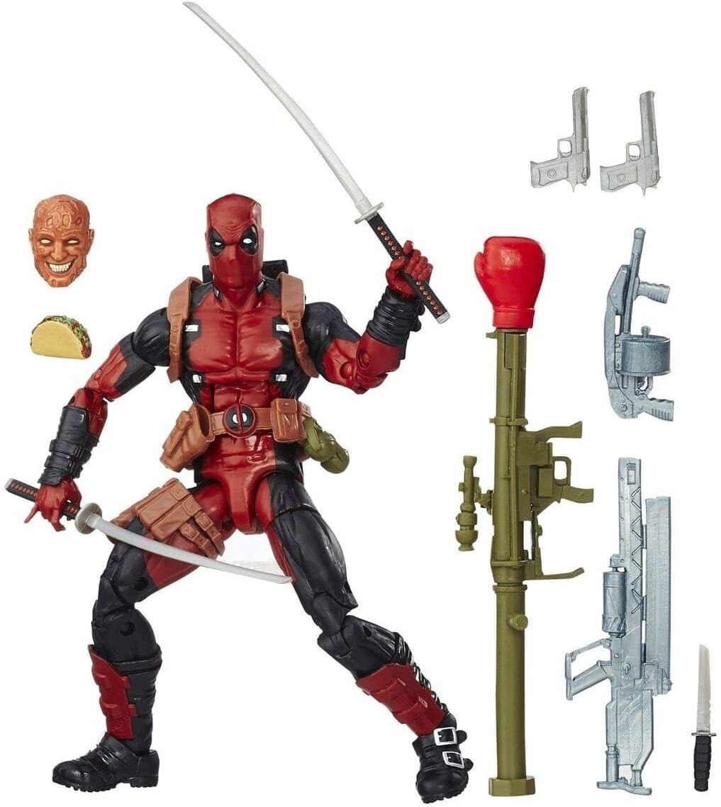 Marvel Comics Legends Series X-Men Deadpool 6-inch Action Figure Toy OPEN BOX