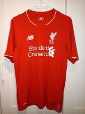 LIVERPOOL FC 2015/2016 HOME FOOTBALL SHIRT JERSEY ENGLAND