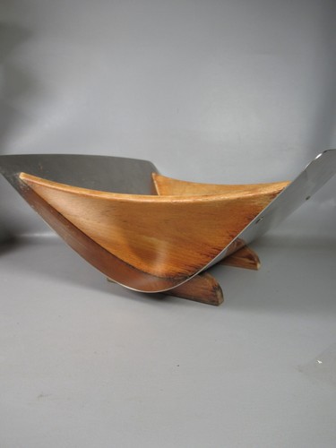 mid century Arthur Salm Teak ss kalmar Obstschale AS sweden danish mcm vintage