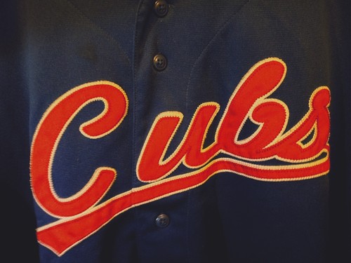 Chicago Cubs True Fan Jersey Men's XL Blue MLB Genuine Merchandise - Picture 3 of 8