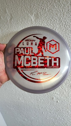 Discraft Tour Series 2021 Luna Paul McBeth Metallic Z 173-174 Clear Smoke - Picture 5 of 8
