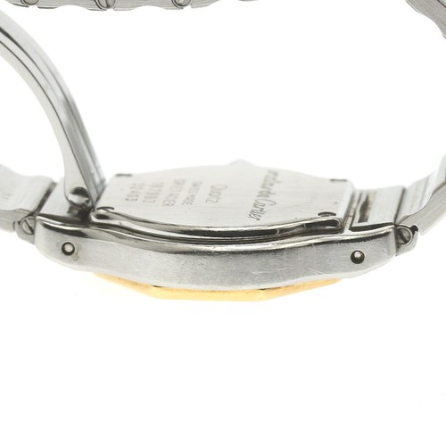 CARTIER Santos Octagon SM YG2 tone Date Beige Dial Quartz Ladies Watch_878402 - Picture 4 of 6