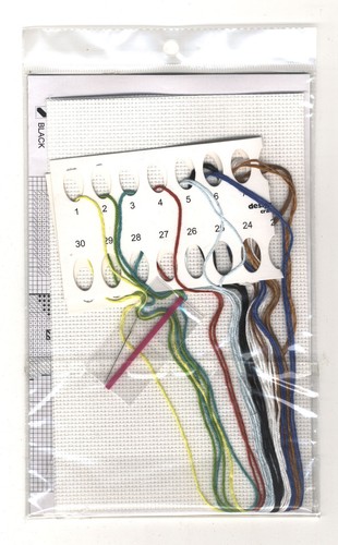 Cross Stitch Kit ~ Design Works Welcome Lighthouse with Nautical Flags #DW3287 - Picture 4 of 4