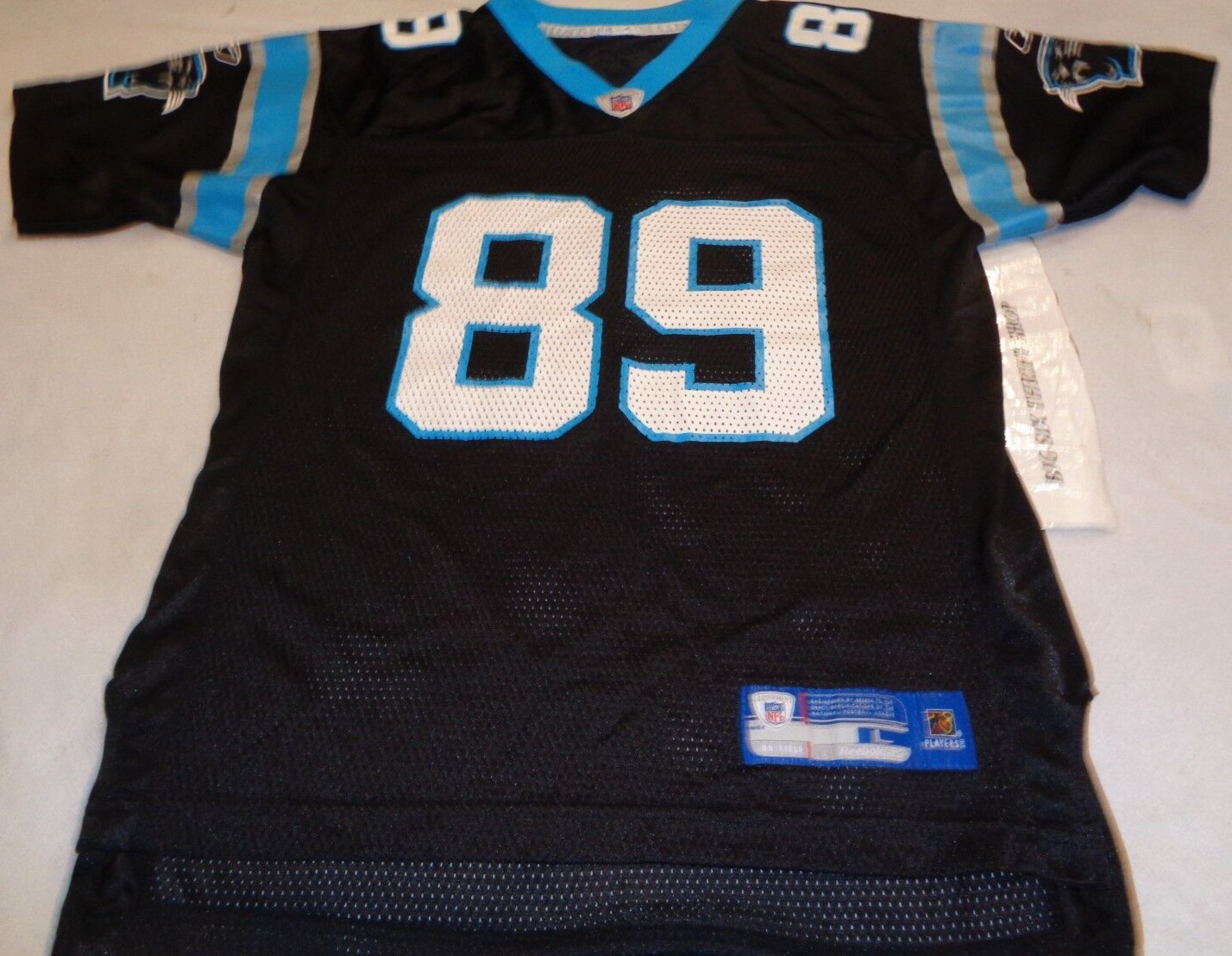 Vintage Reebok NFL Steve Smith Carolina Panthers Jersey Youth Large 14-16