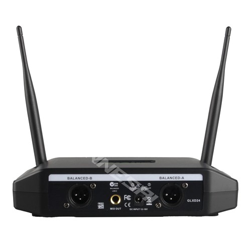Professional Dual Wireless Microphone Karaoke Home UHF Dynamic 2Channel Handheld - Picture 3 of 15