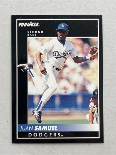1992 Pinnacle Juan Samuel #99 card