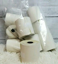 Calculator Receipt Paper Adding Machine Tape 2 7/8" W X 2 5/8" D - Lot of 10 {B}