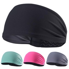 Workout Headbands Elastic Non Slip Sweatbands for Yoga Running Wicking Hairbands