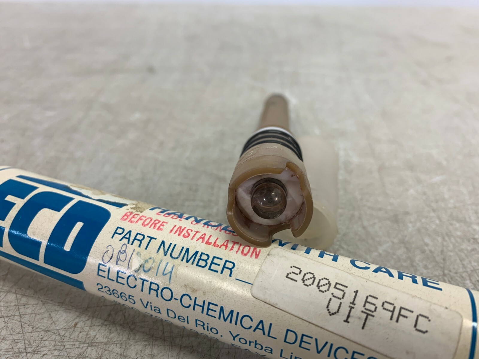 ECD ElectroChemical Devices 2005169 FC S80 Sensor PH ELECTRODES, PEEK