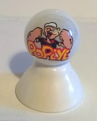 POPEYE THE SAILOR MAN CARTOON CHARACTER ON WHITE MARBLE