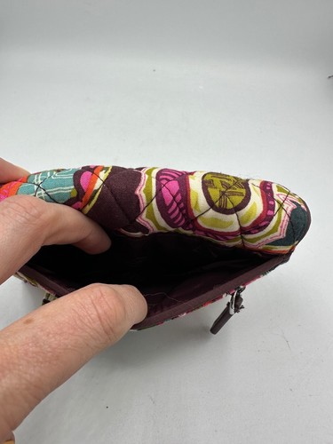 Vera Bradley Geldbörse RFID Riley kompakt Erbstück Paisley dreifach faltbar Neu mit Etikett - Bild 4 von 8