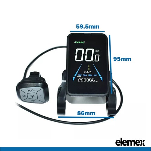 Elemex eBike SR81F LCD Colour Display Control Screen Computer Speedometer - Picture 6 of 6