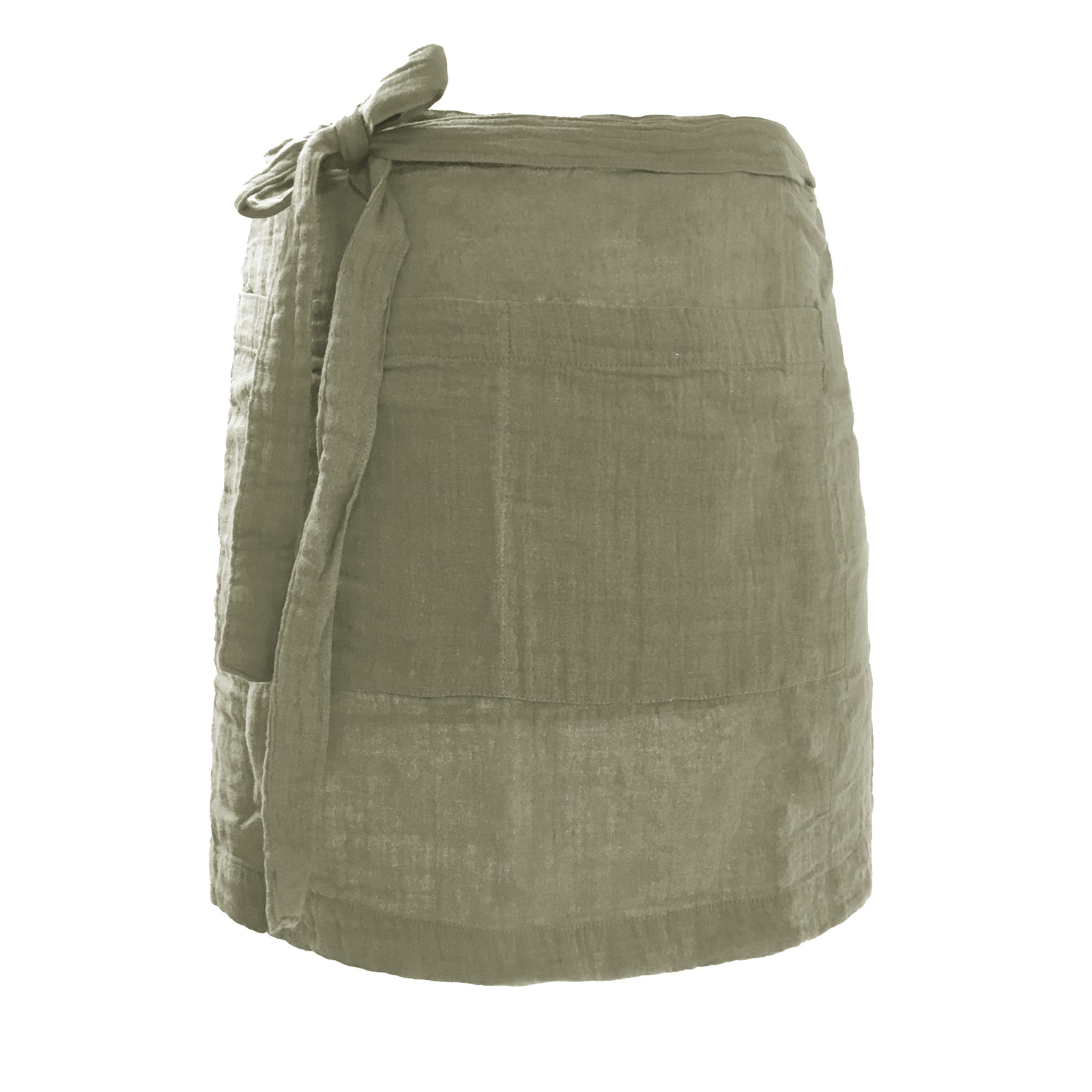 Tablier gaze de coton romarin 45x80 cm de cuisine pour homme et femme