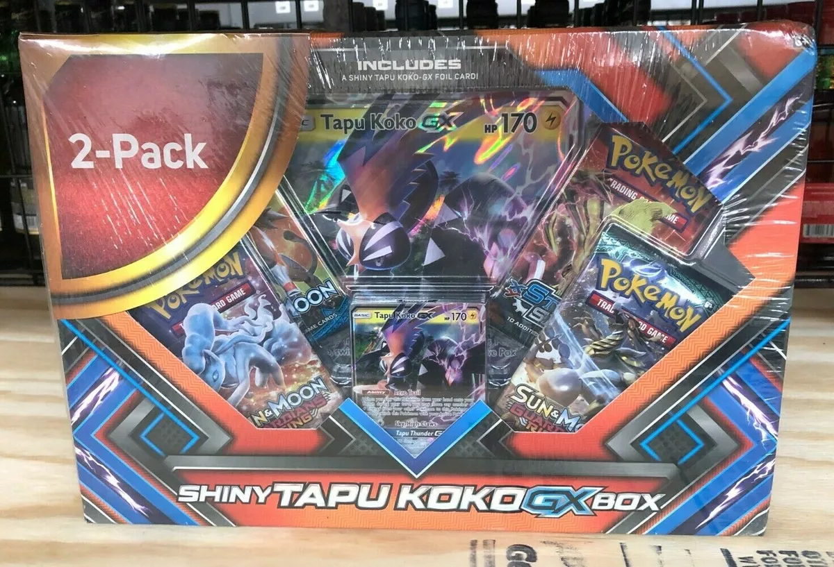 Pokemon TCG Tapu Koko Box, New & Sealed, Includes Booster Packs + Promo  Card