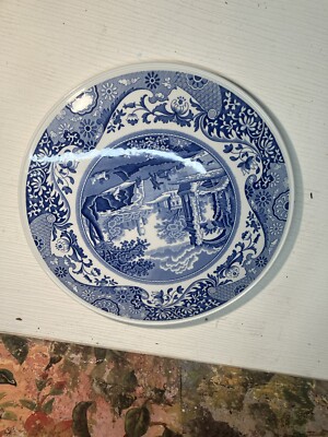 Spode Blue Room Collection Blue And White Willow Pattern Cake