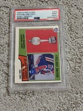 1983 O-PEE-CHEE OPC HOCKEY CARD PSA 9 OC HOF WAYNE GRETZKY HART TROPHY OILERS