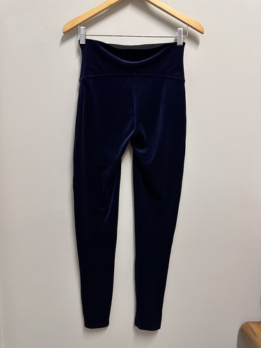 Spanx Leggings Womens Size L Royal Blue High Rise Shaping Compression - Picture 2 of 7