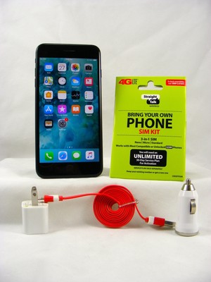 Apple Iphone 7 Plus 32gb Black At T Straight Talk Activation