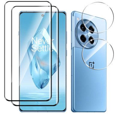 For OnePlus 12R / 13R Screen Protector with Camera Lens Protector 9H Hardness 